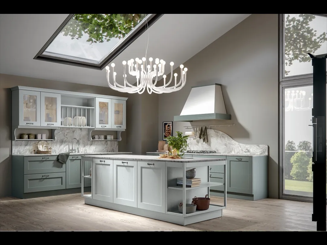 Cucina Classica Olimpia con isola di Home Cucine