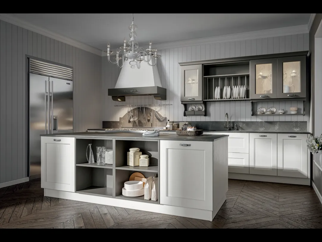 Cucina Classica Olimpia con isola di Home Cucine