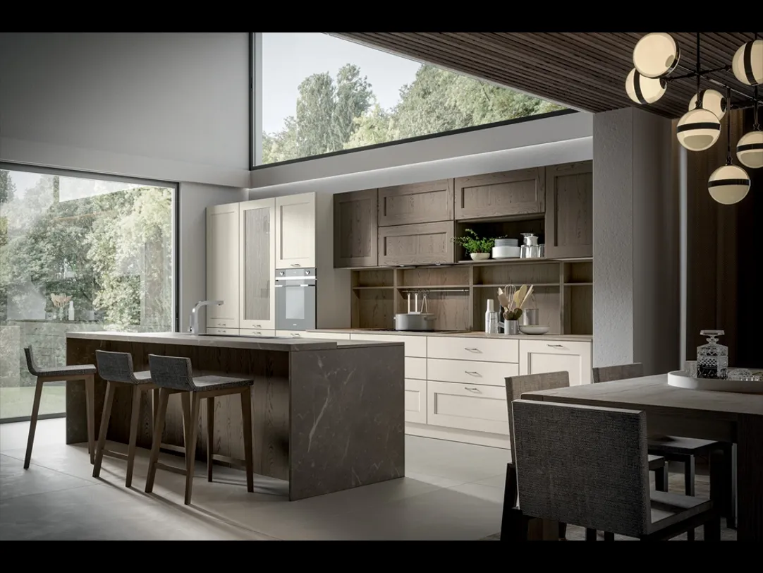 Cucina Classica Olimpia con isola di Home Cucine