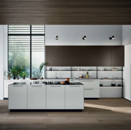 Cucina Moderna Area 22 Maniglia con isola di Dibiesse