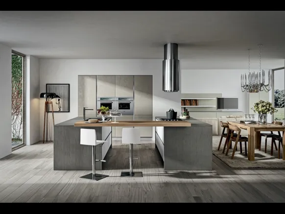 Cucina Moderna Cartesia con doppia isola di Home Cucine