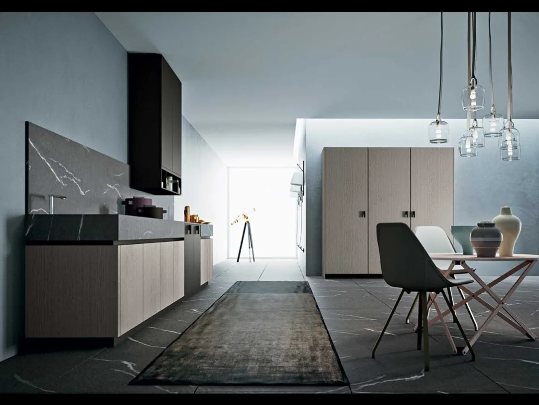 Cucina Moderna Area 22 Gola lineare di Dibiesse