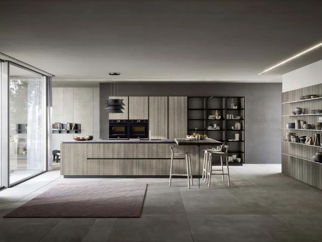 Cucina Moderna Emporio Gola con isola di Dibiesse