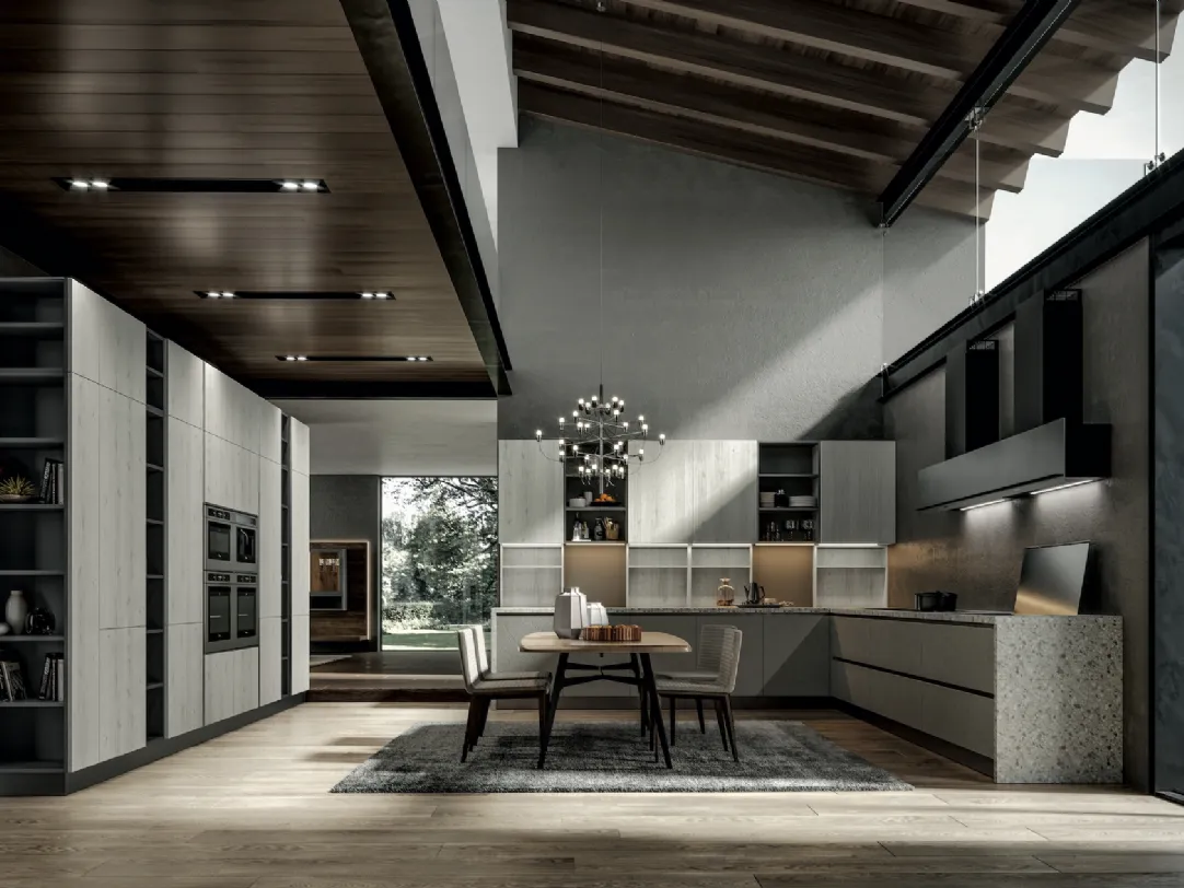 Cucina Moderna Genesi angolare di Home Cucine