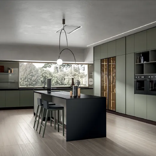 Cucina Moderna Klee con isola di Home Cucine