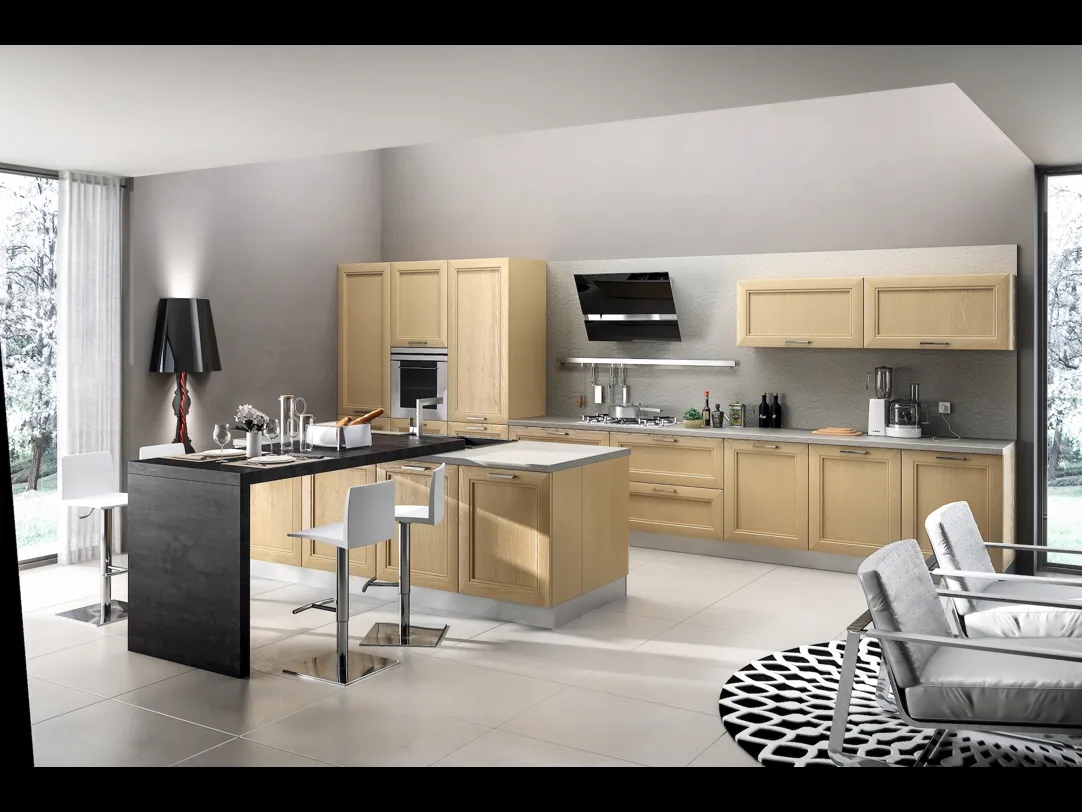 Cucina Moderna Metropoli con isola di Home Cucine