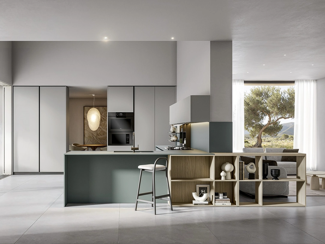 Cucina Moderna Nexa con penisola di Home Cucine