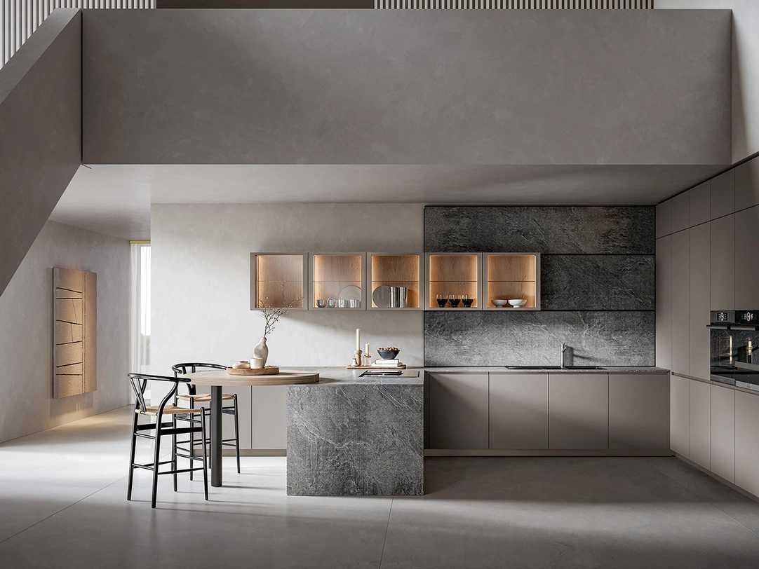 Cucina Moderna Nexa con penisola di Home Cucine