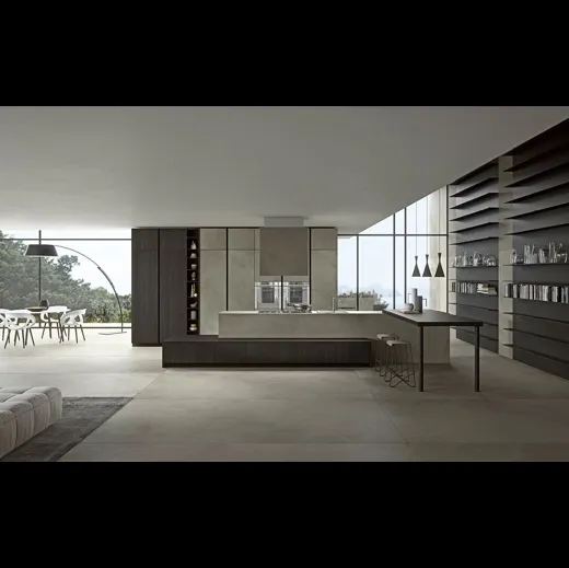 Cucina Moderna Vestimi con isola di Dibiesse
