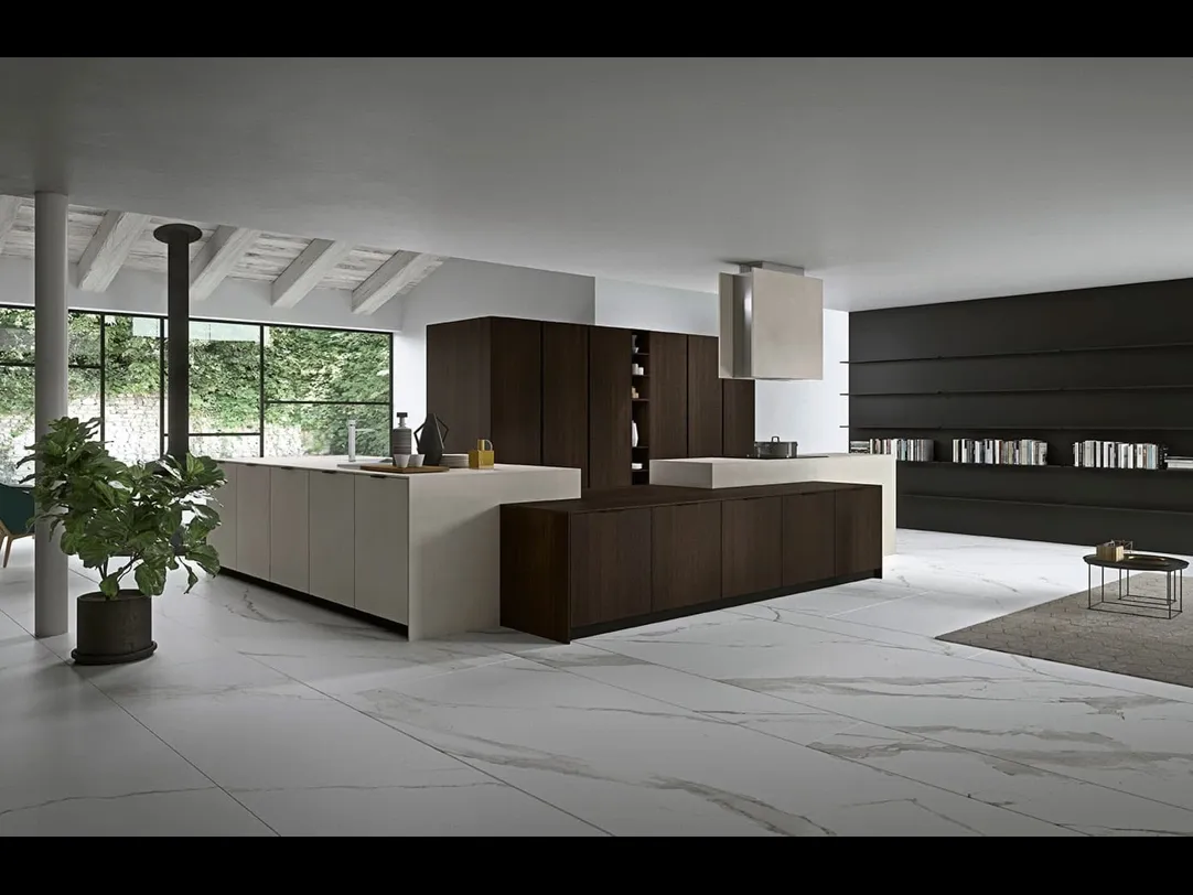 Cucina Moderna Vestimi con isola di Dibiesse