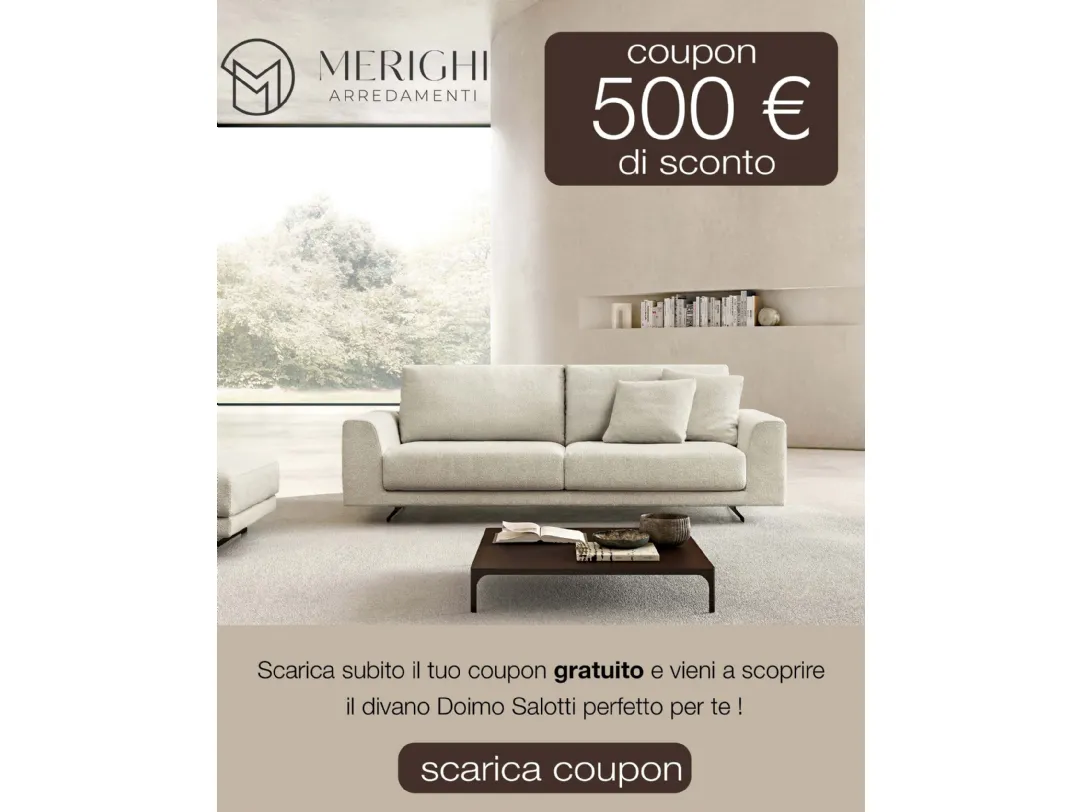 Sconto sull’acquisto di un divano Doimo Salotti